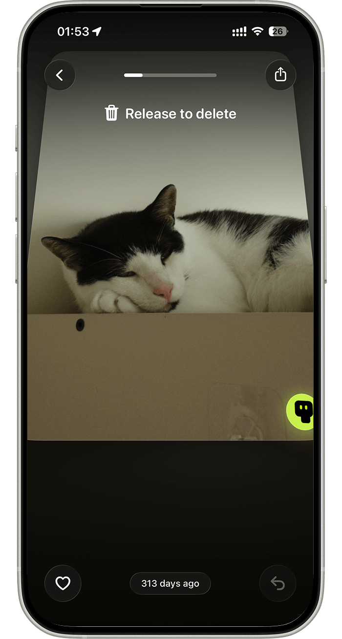Mivo swipe-to-delete App Store screenshot